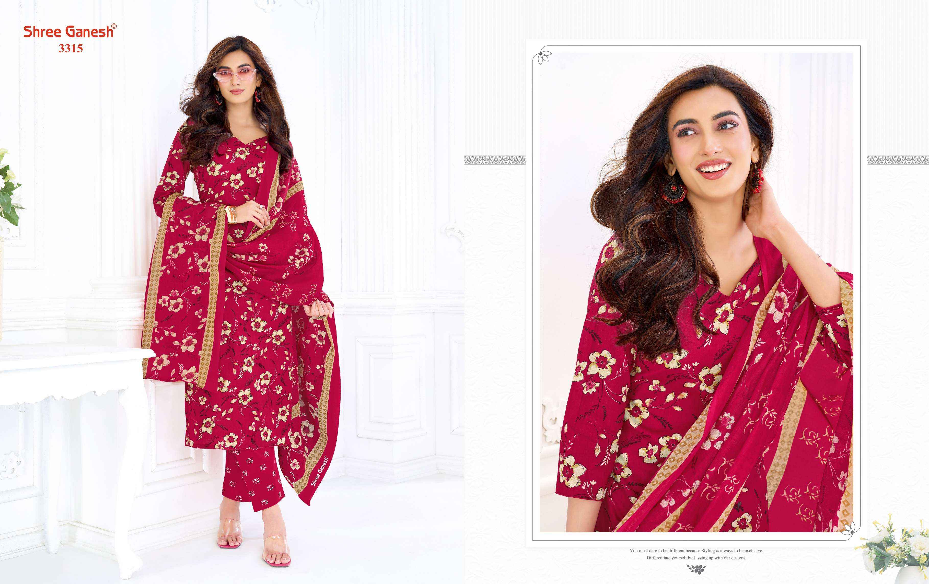 Shree Ganesh Samaiyra Vol 23 Cotton Dress Material 20 pcs catalog