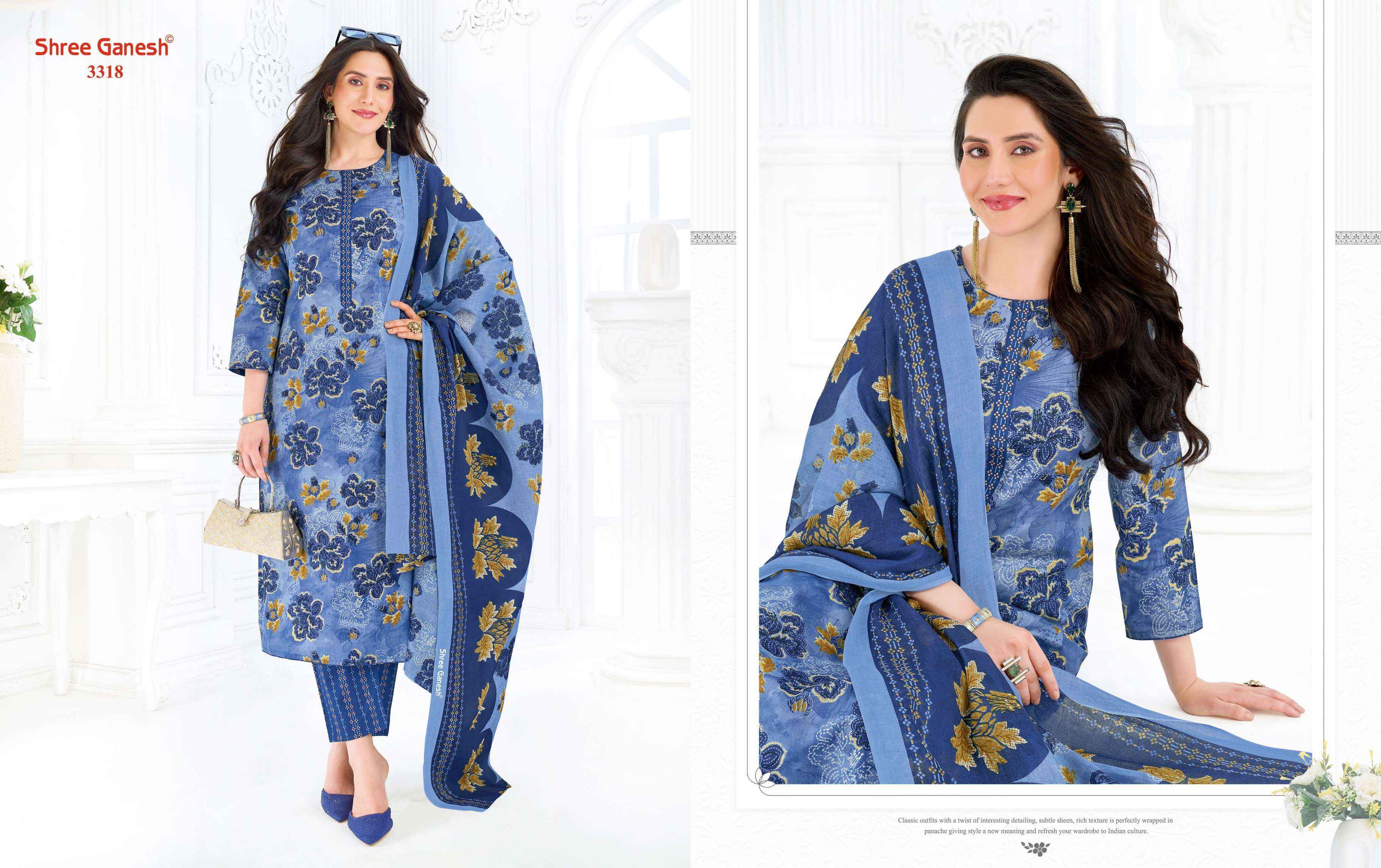 Shree Ganesh Samaiyra Vol 23 Cotton Dress Material 20 pcs catalog