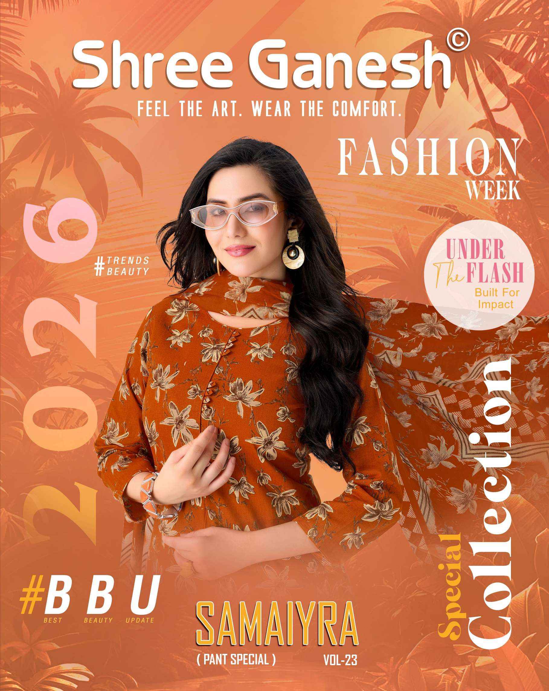 Shree Ganesh Samaiyra Vol 23 Cotton Dress Material 20 pcs catalog