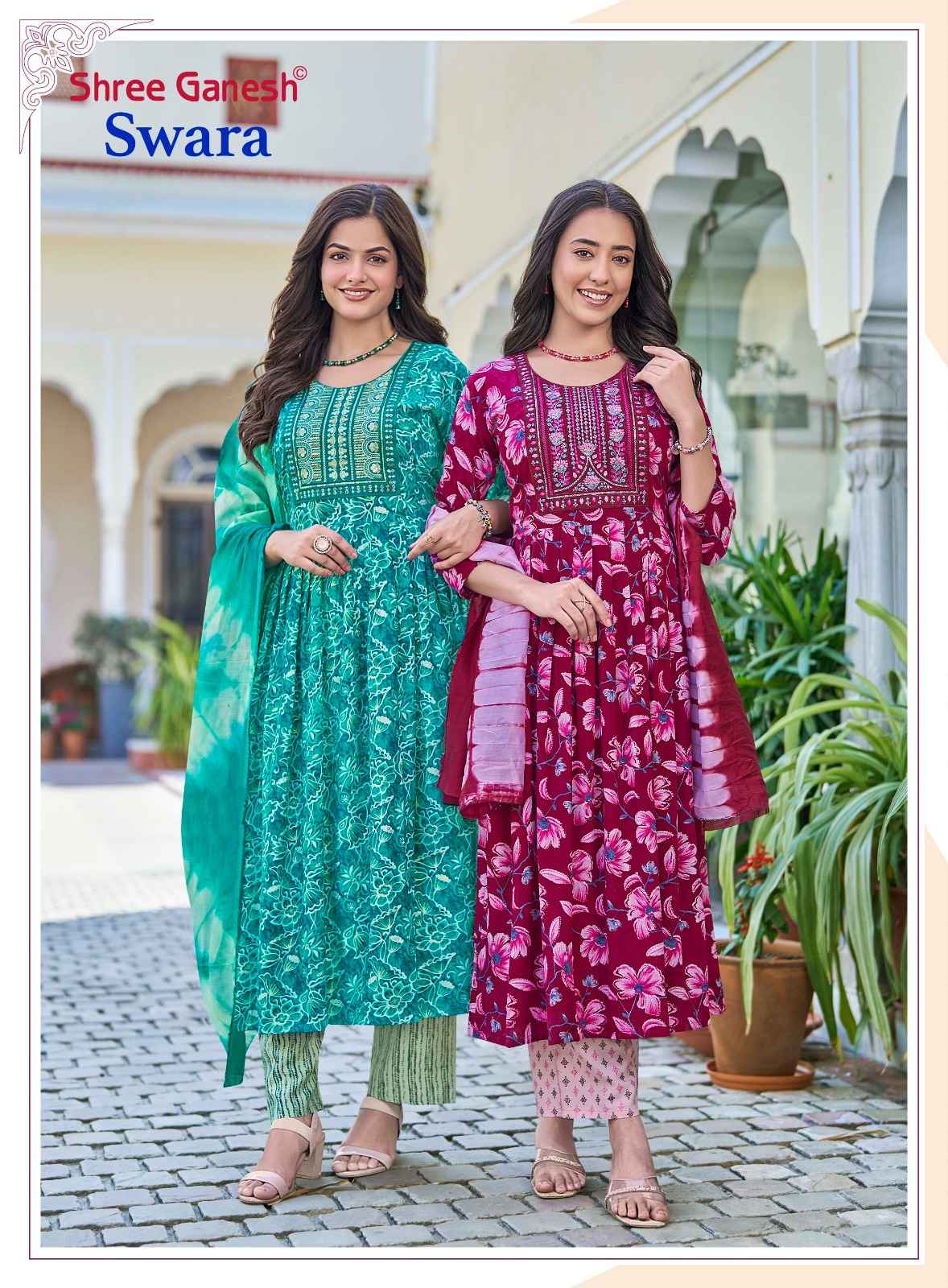 Shree Ganesh Swara Vol 1 Rayon Kurti Combo 10 pcs Catalogue
