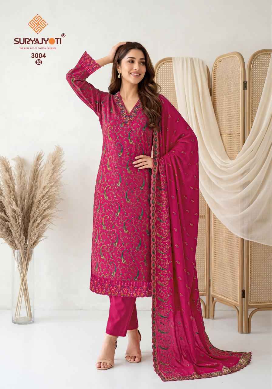 Suryajyoti Pariza Advance Vol 3 Readymade Cotton Dress 8 pcs Catalogue