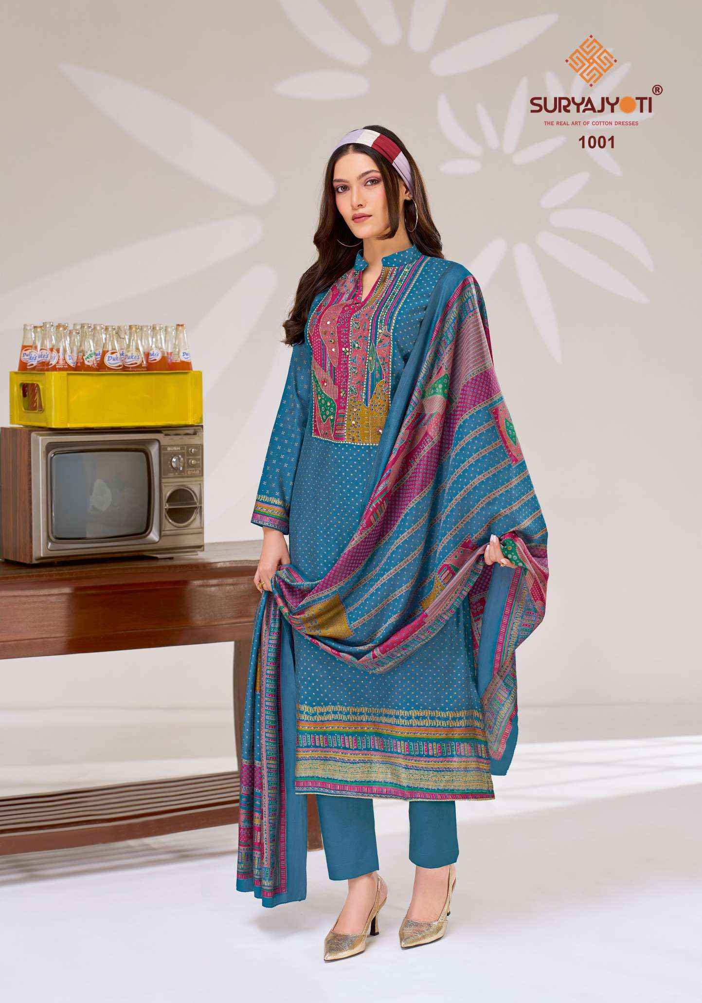 Suryajyoti Prisha Vol 1 Modal Dress Material 6 pcs Catalogue