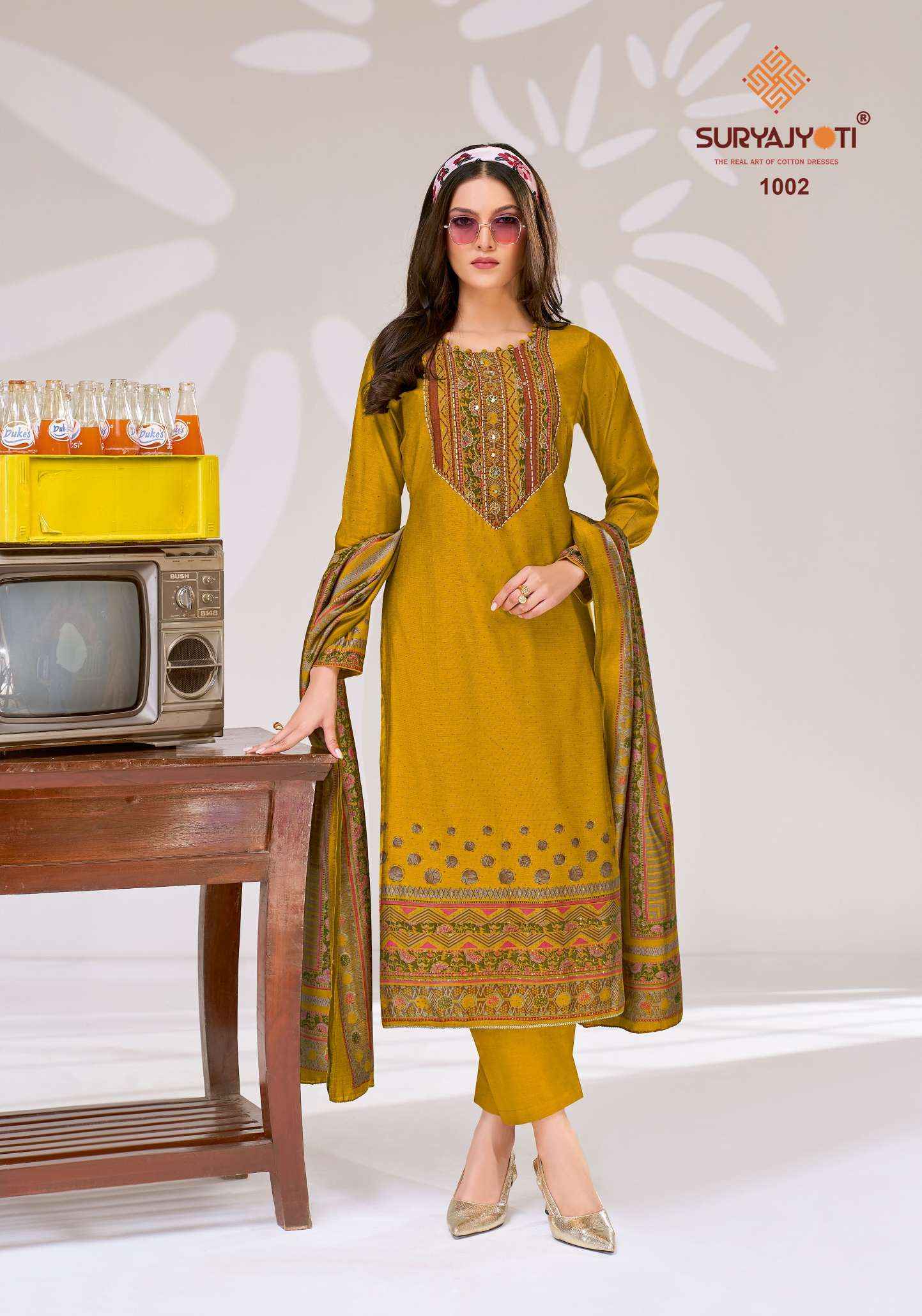 Suryajyoti Prisha Vol 1 Modal Dress Material 6 pcs Catalogue