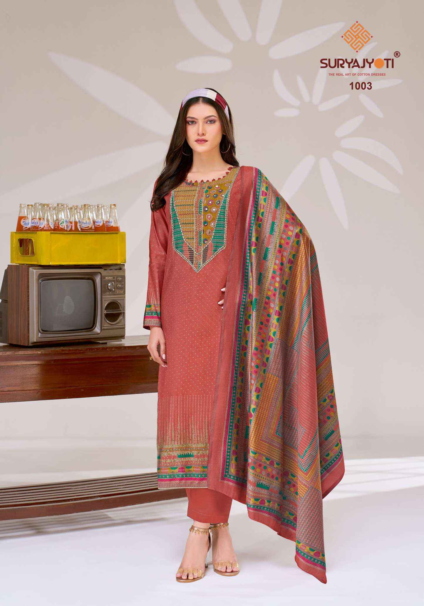 Suryajyoti Prisha Vol 1 Modal Dress Material 6 pcs Catalogue