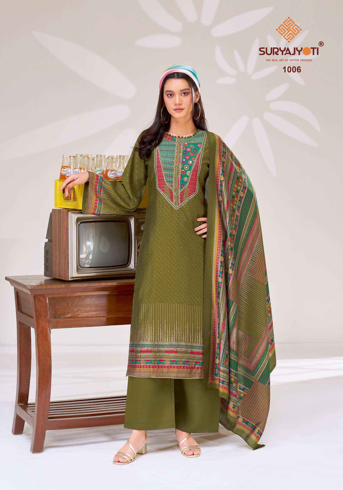 Suryajyoti Prisha Vol 1 Modal Dress Material 6 pcs Catalogue