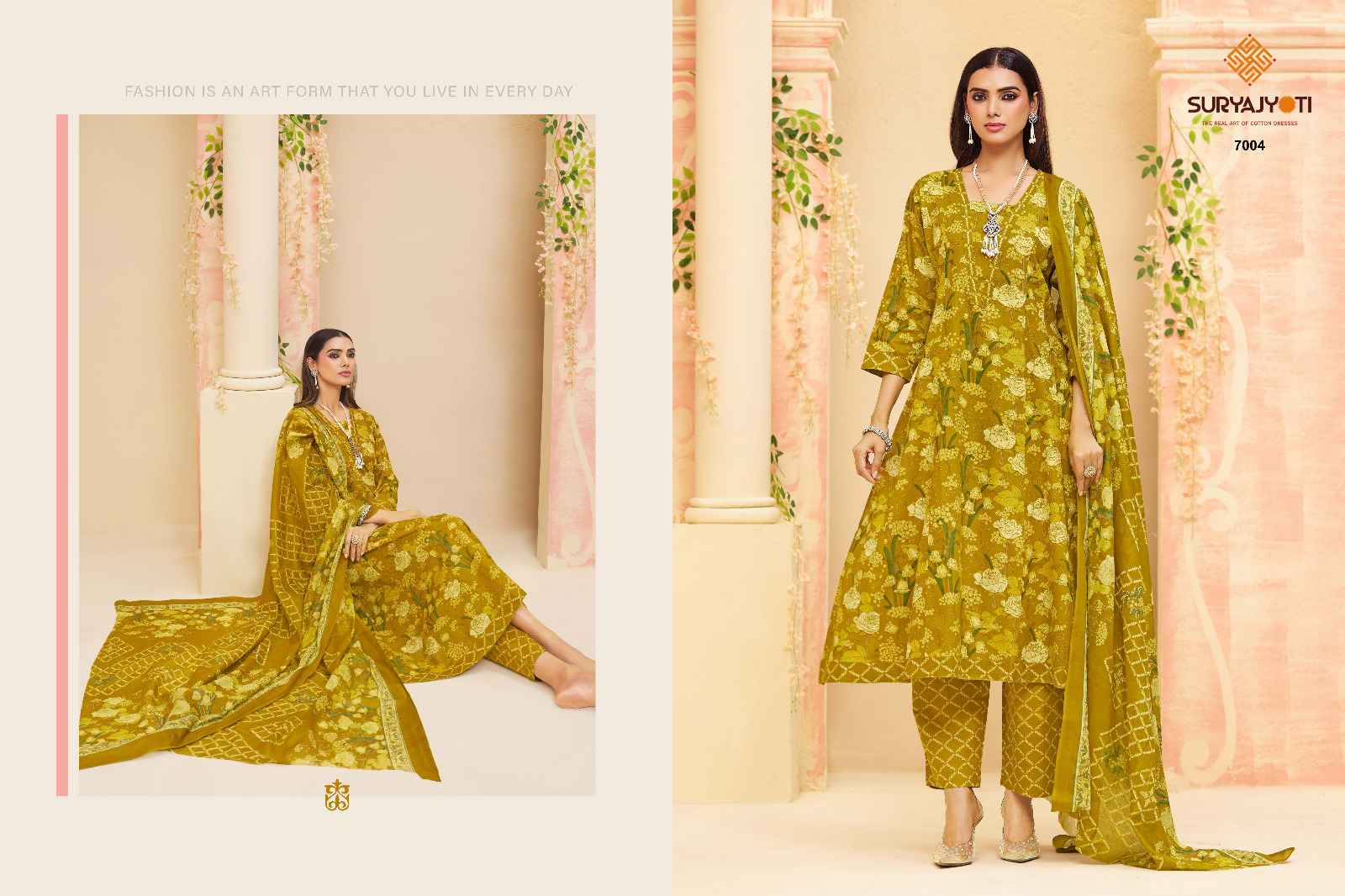 Suryajyoti Rashi Vol 7 Readymade Cotton Dress 10 pcs Catalogue