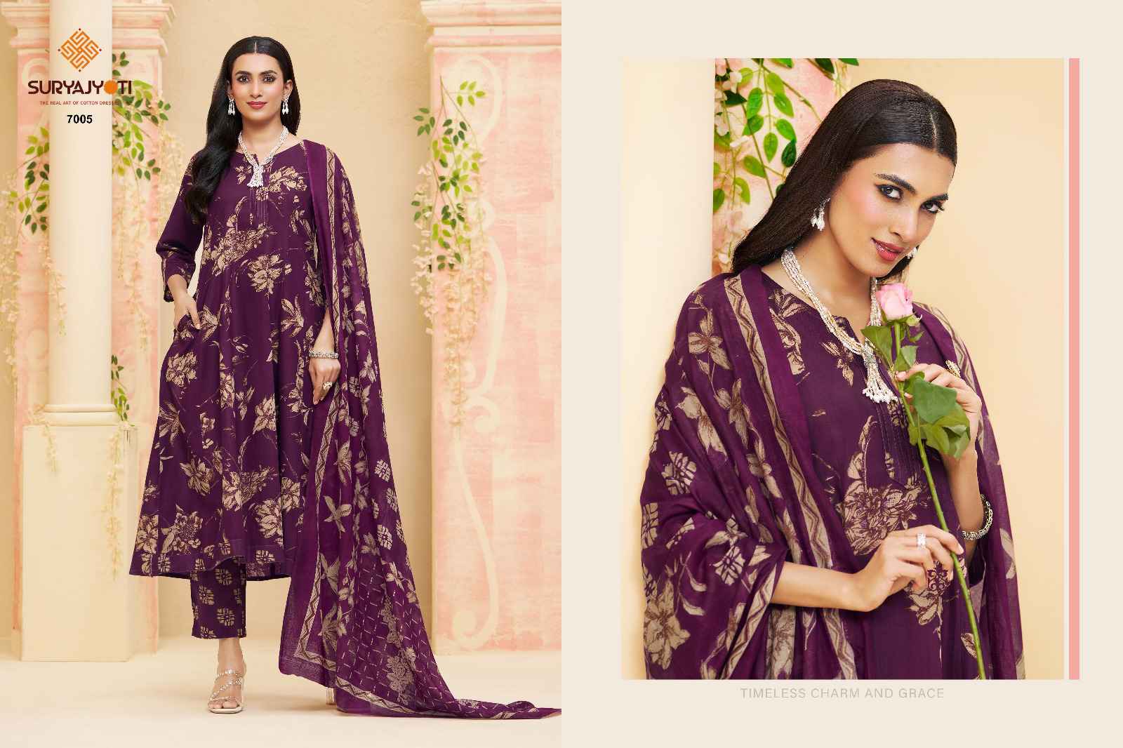 Suryajyoti Rashi Vol 7 Readymade Cotton Dress 10 pcs Catalogue