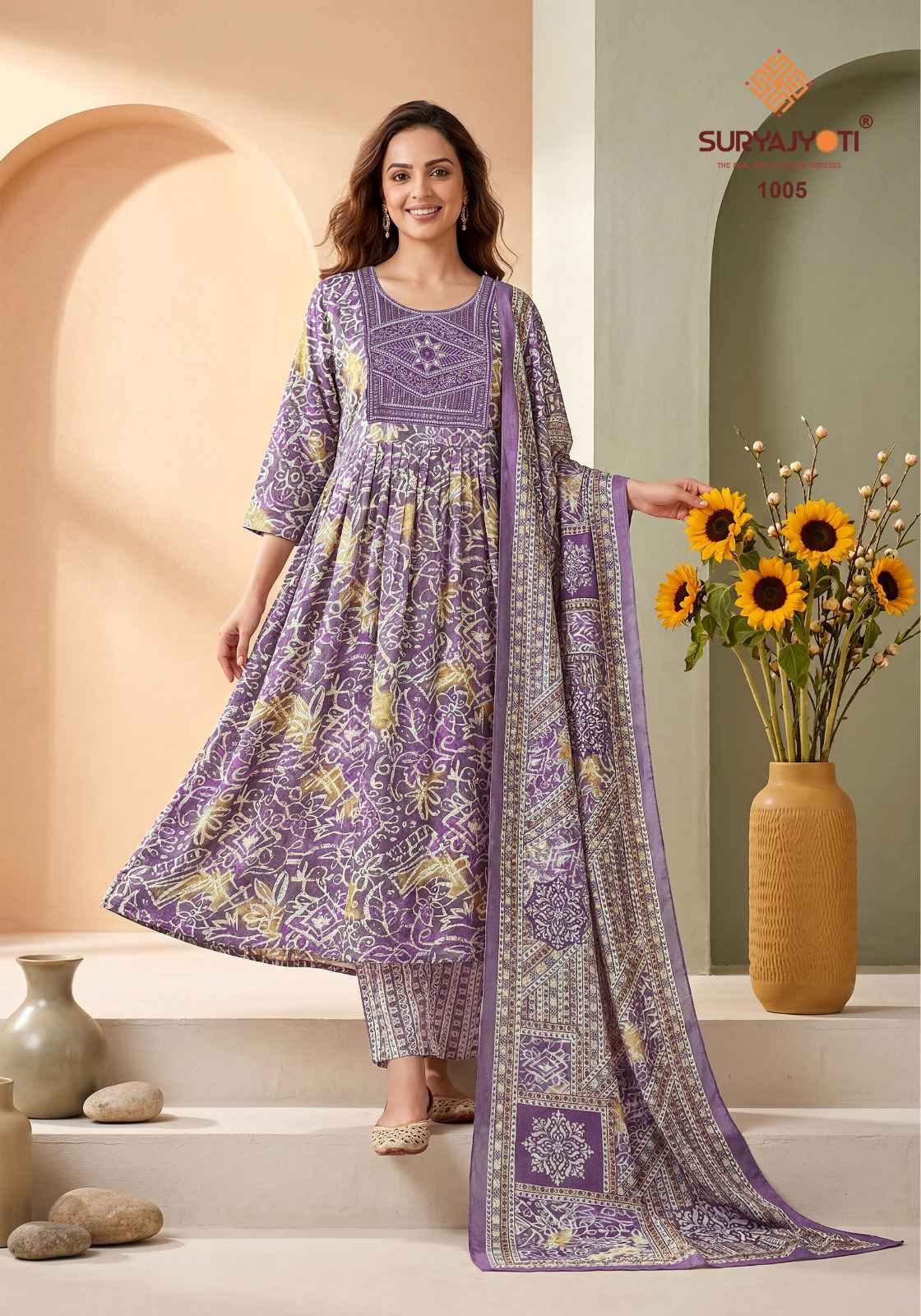 Suryajyoti Ruhani Vol 1 Readymade Rayon Dress 10 pcs Catalogue
