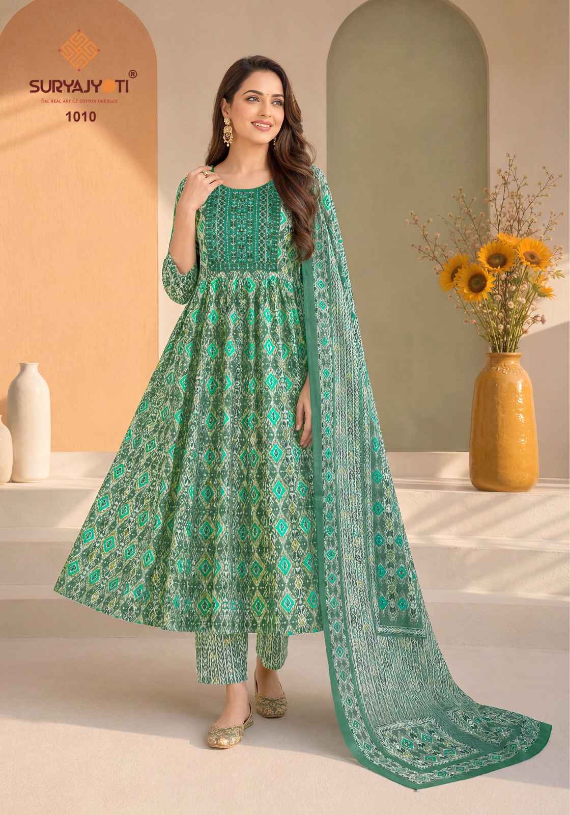 Suryajyoti Ruhani Vol 1 Readymade Rayon Dress 10 pcs Catalogue