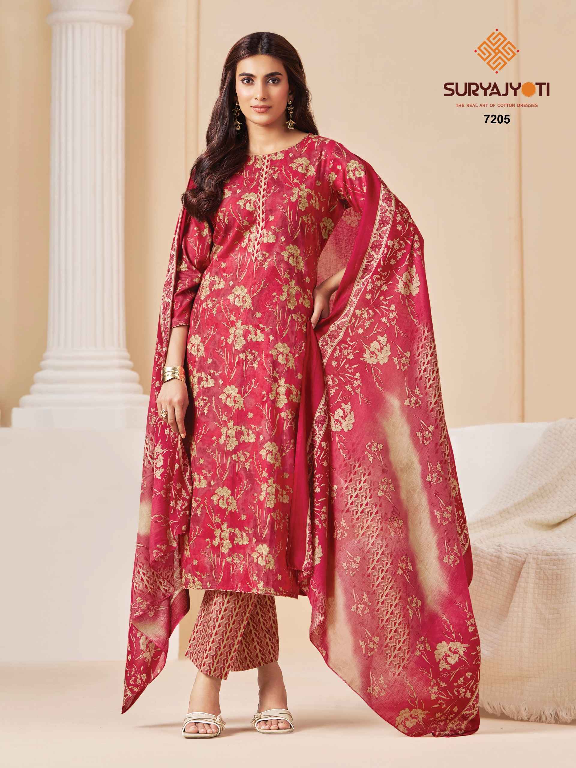 Suryajyoti Trendy Cotton Vol 72 Cotton Dress Material 20 pcs Catalogue