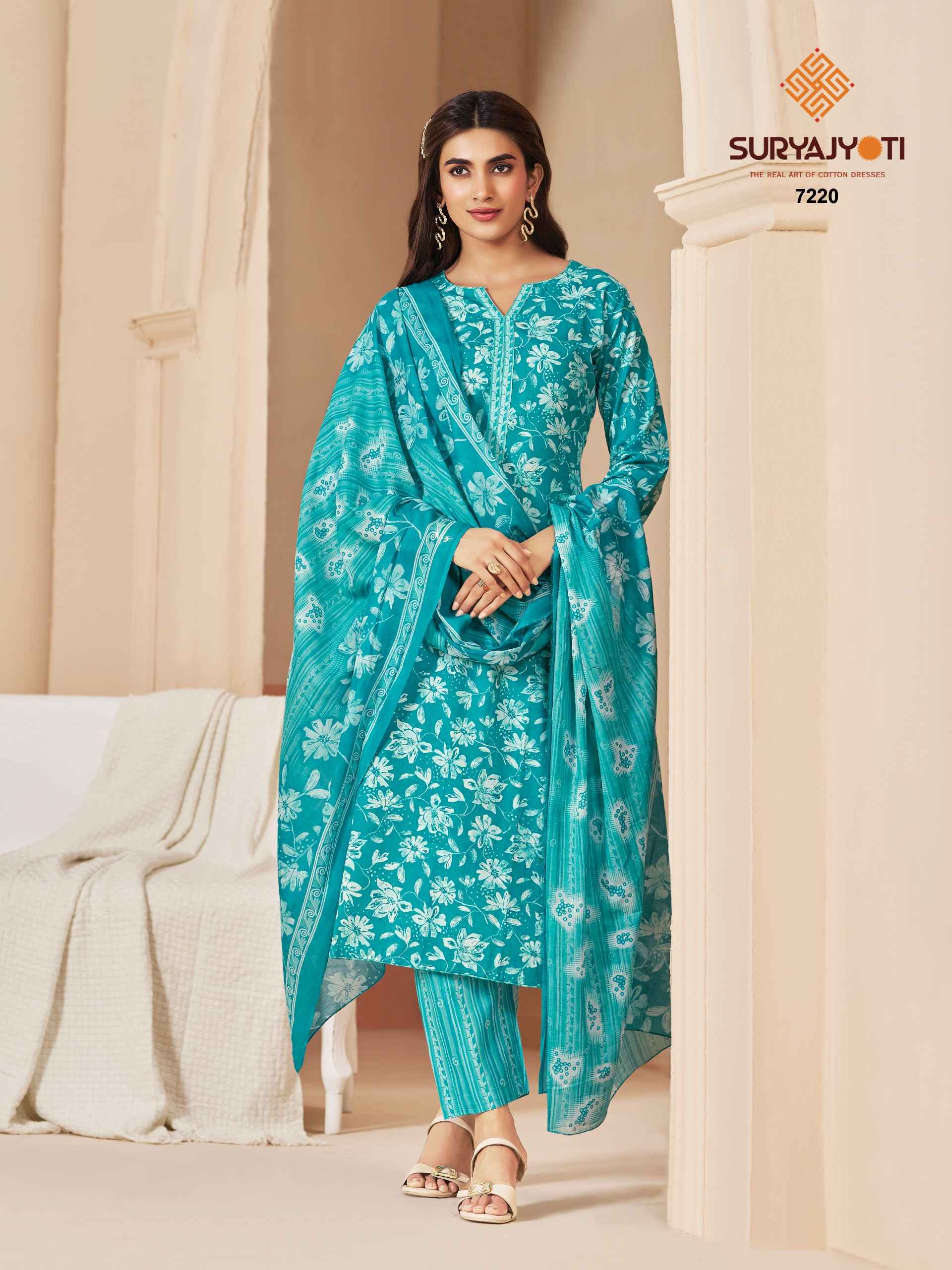 Suryajyoti Trendy Cotton Vol 72 Cotton Dress Material 20 pcs Catalogue