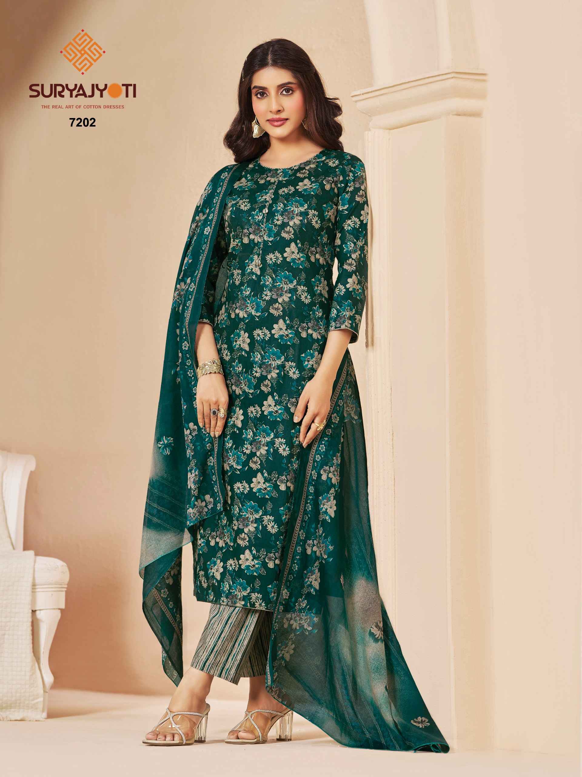 Suryajyoti Trendy Cotton Vol 72 Cotton Dress Material 20 pcs Catalogue