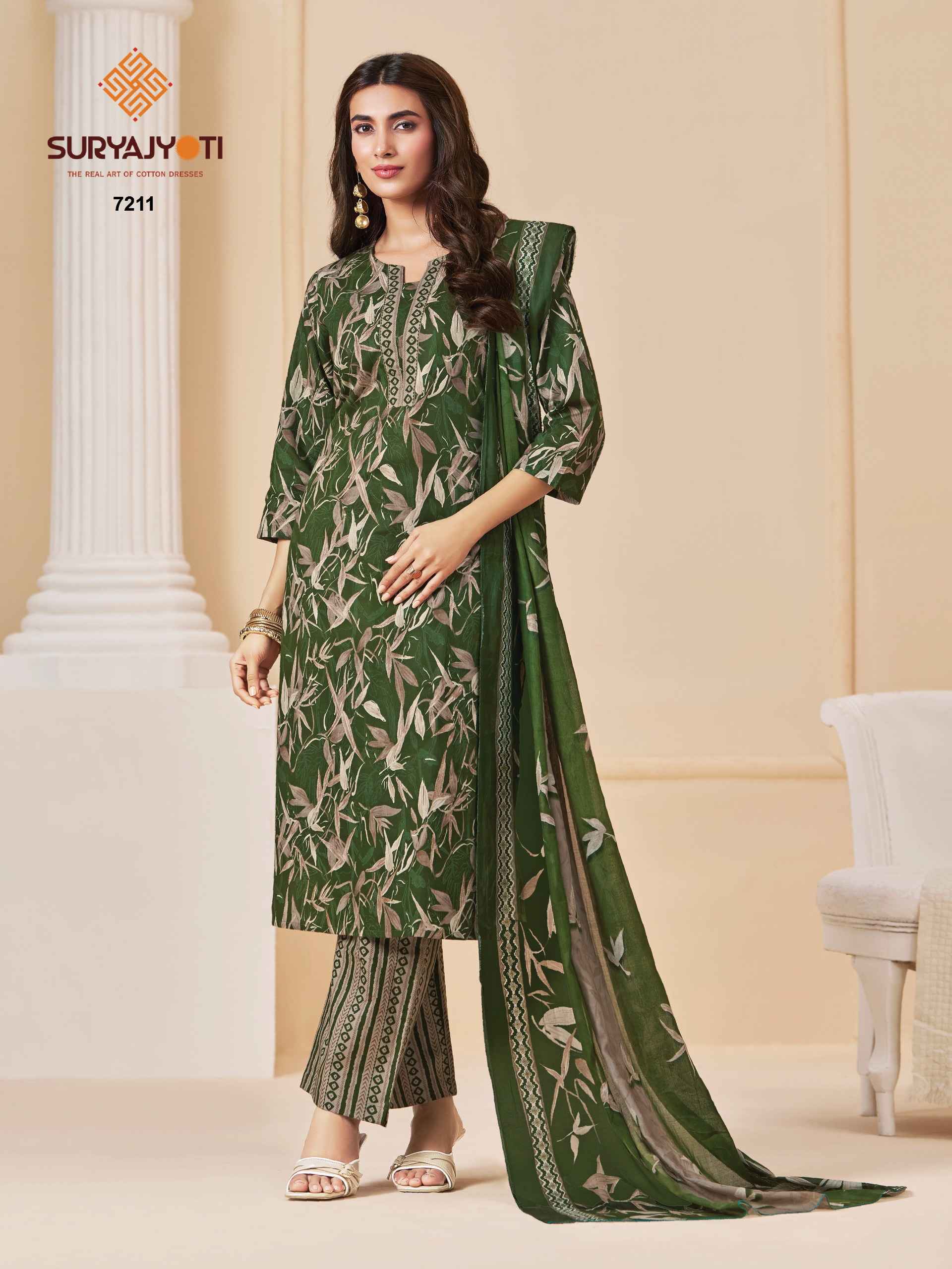 Suryajyoti Trendy Cotton Vol 72 Cotton Dress Material 20 pcs Catalogue