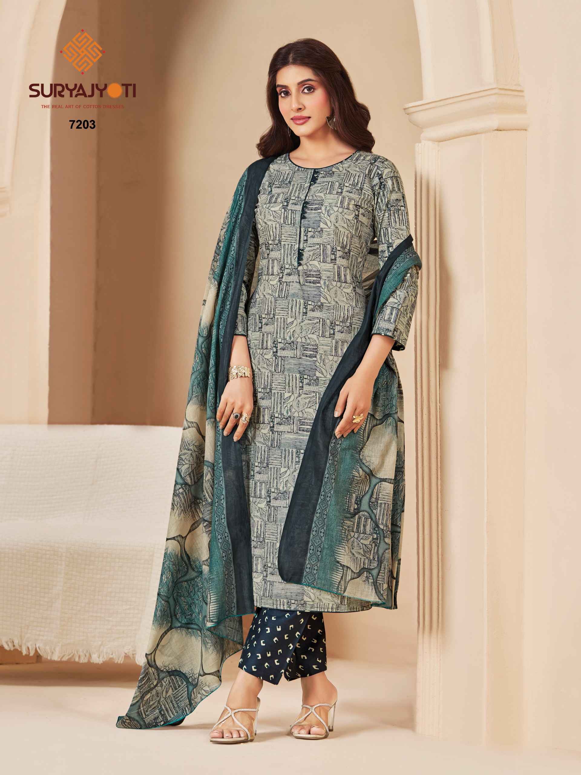 Suryajyoti Trendy Cotton Vol 72 Cotton Dress Material 20 pcs Catalogue
