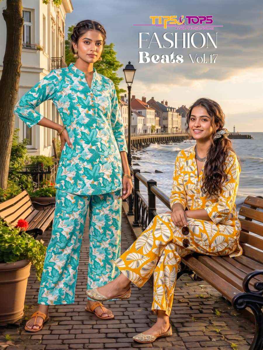 Tips & Tops Fashion Beats Vol 17 Reyon Co ord Set 6 pcs Catalogue