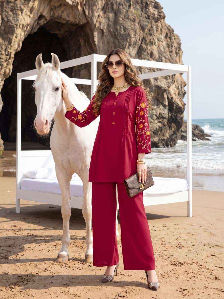 Tips & Tops Honey Vol 2 Reyon Co ord Set 6 pcs Catalogue