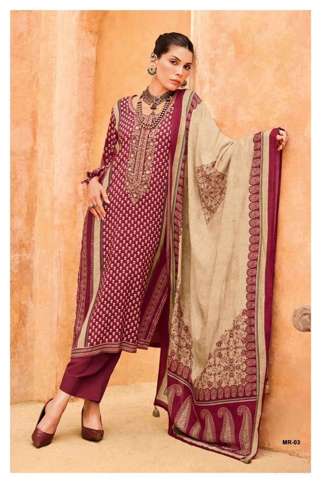 Varshaa Meher Rang Cotton Dress Material 4 pcs Catalogue