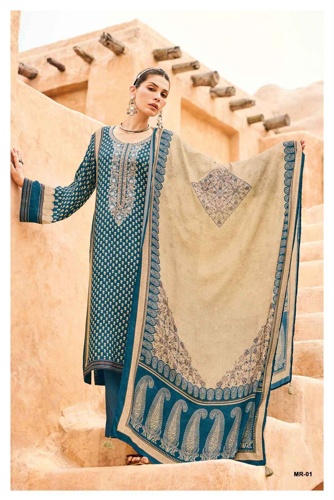 Varshaa Meher Rang Cotton Dress Material 4 pcs Catalogue