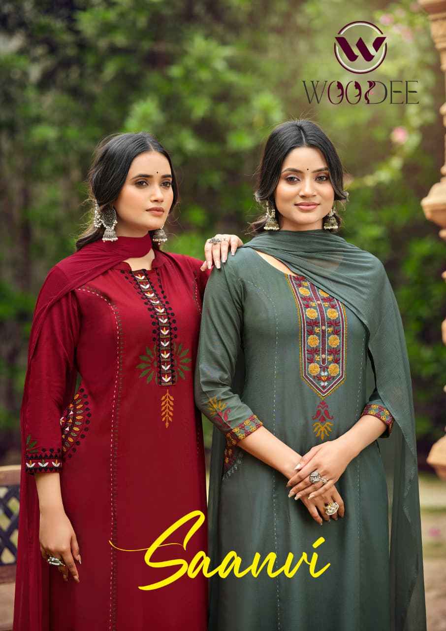 Woodee Saanvi Rayon Kurti Combo 6 pcs Catalogue
