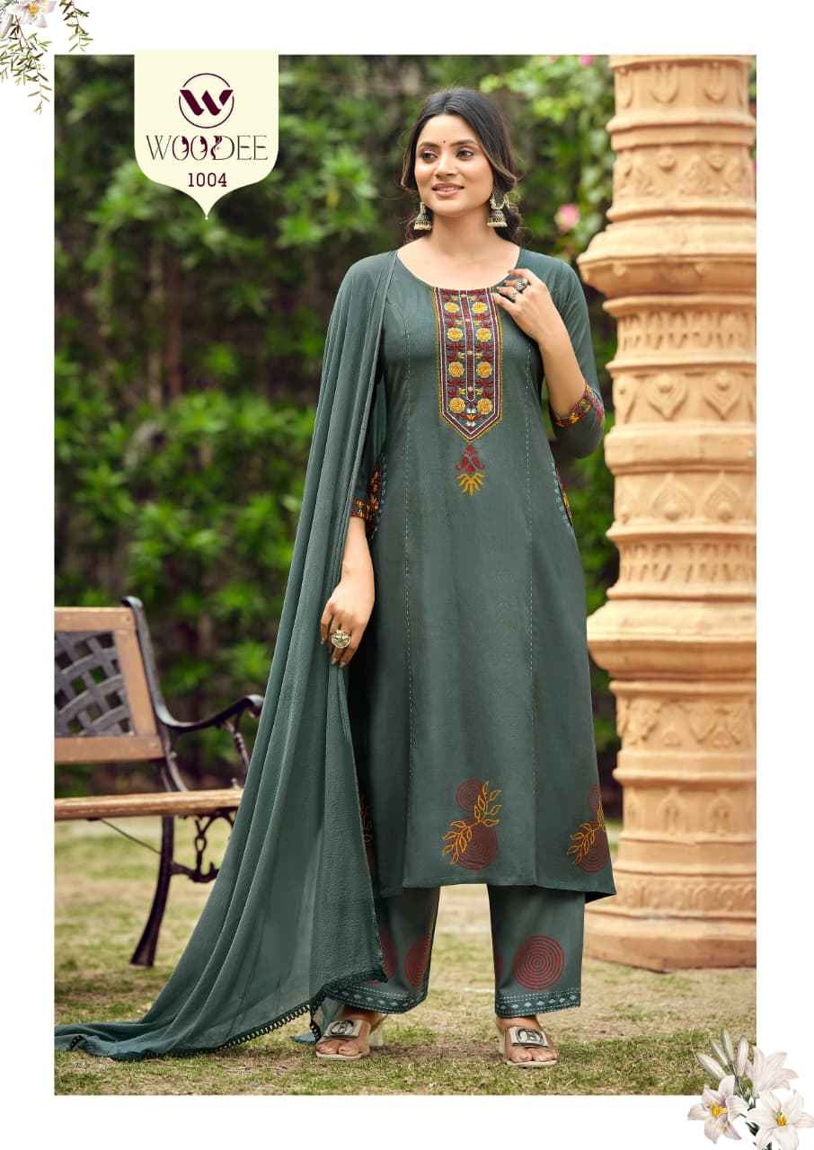 Woodee Saanvi Rayon Kurti Combo 6 pcs Catalogue