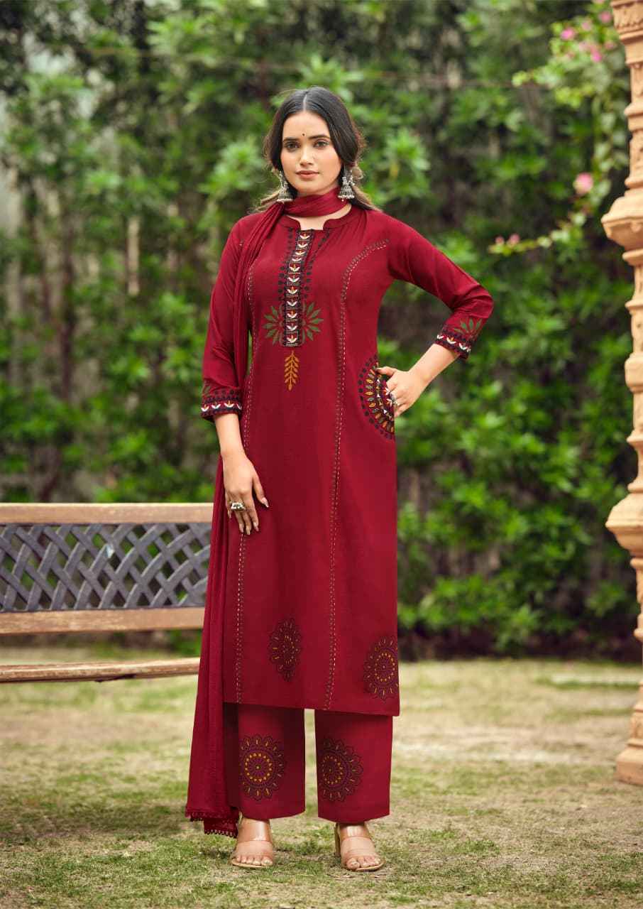 Woodee Saanvi Rayon Kurti Combo 6 pcs Catalogue