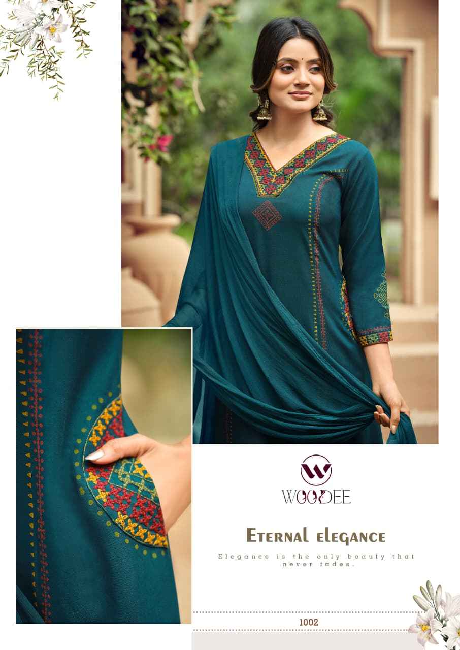 Woodee Saanvi Rayon Kurti Combo 6 pcs Catalogue
