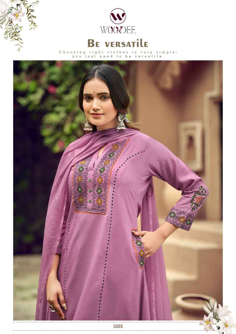Woodee Saanvi Rayon Kurti Combo 6 pcs Catalogue