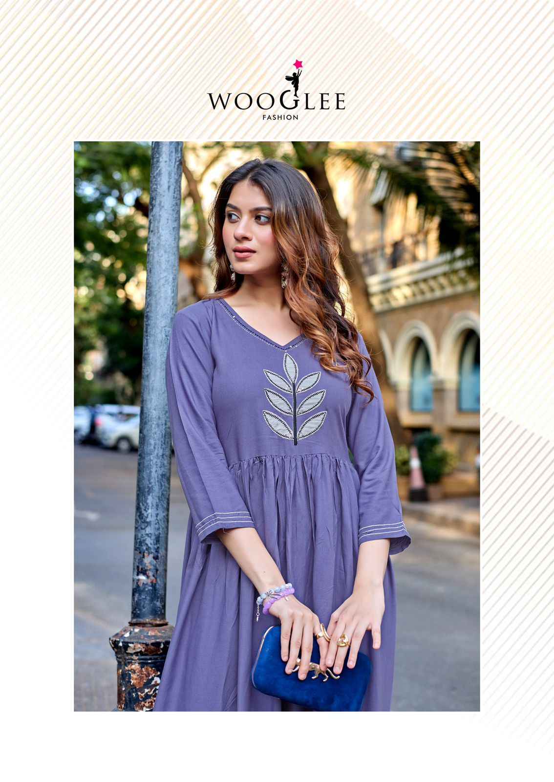 Wooglee Yamini Rayon Gowm 6 pcs Catalogue
