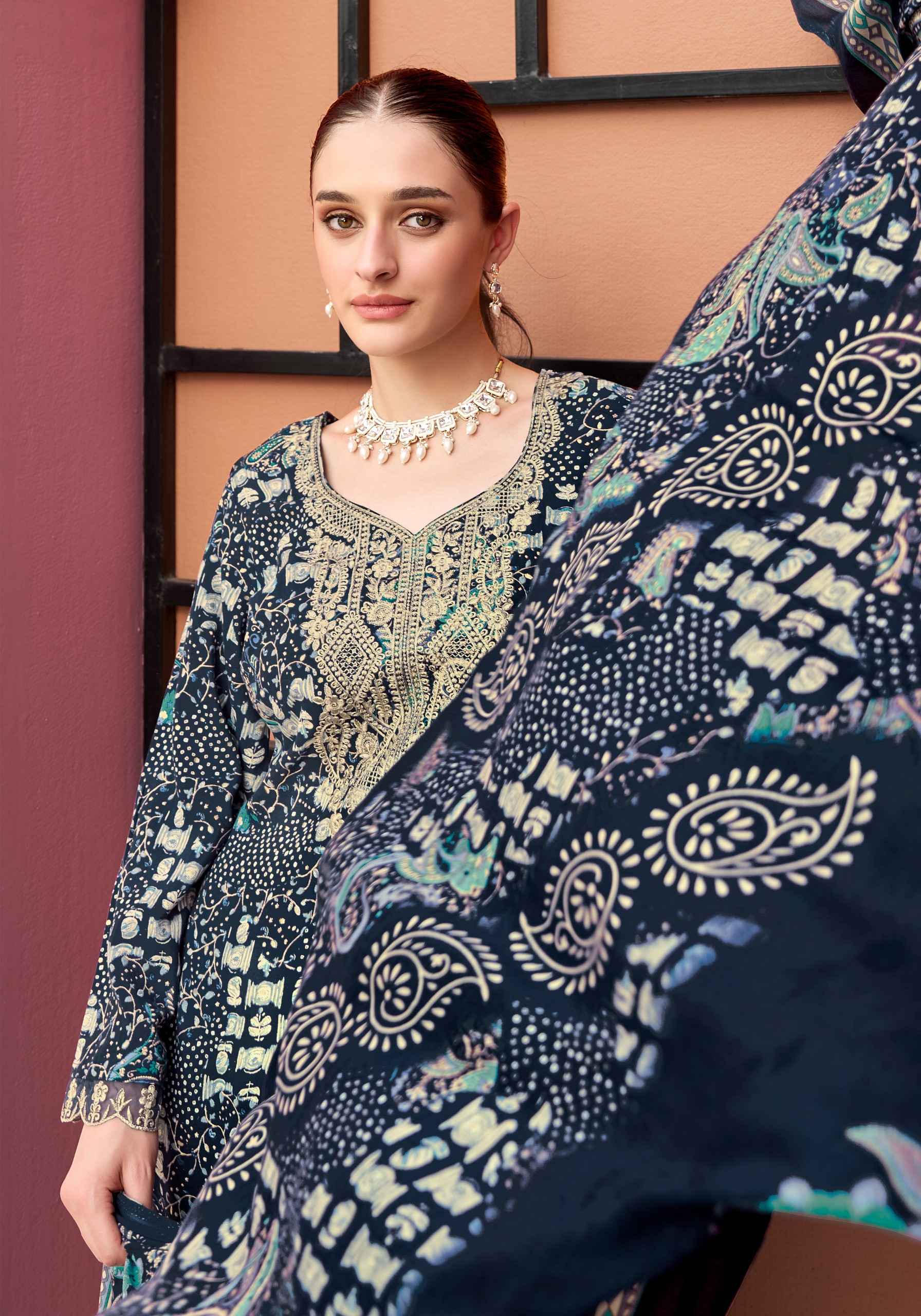 Alok 24 Karat Edition 6 Viscose Reyon Dress Material 6 pcs Catalogue