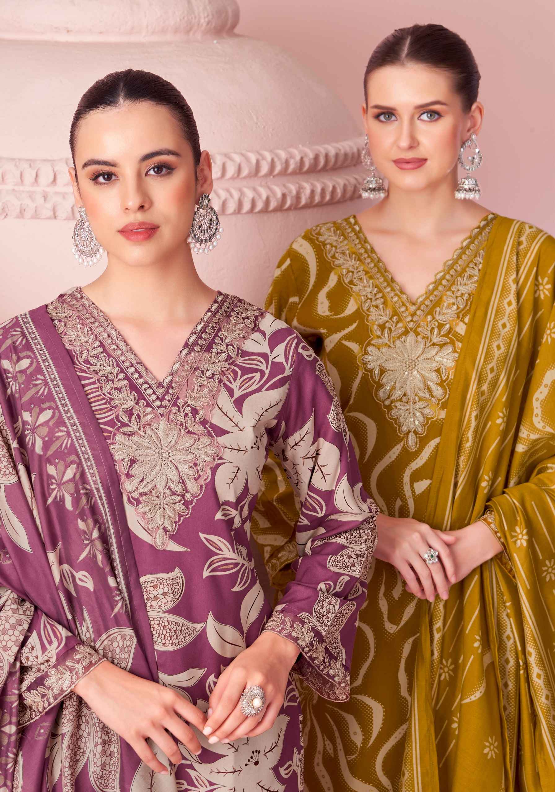 Alok Jade Bagh Viscose Reyon Dress Material 6 pcs Catalogue