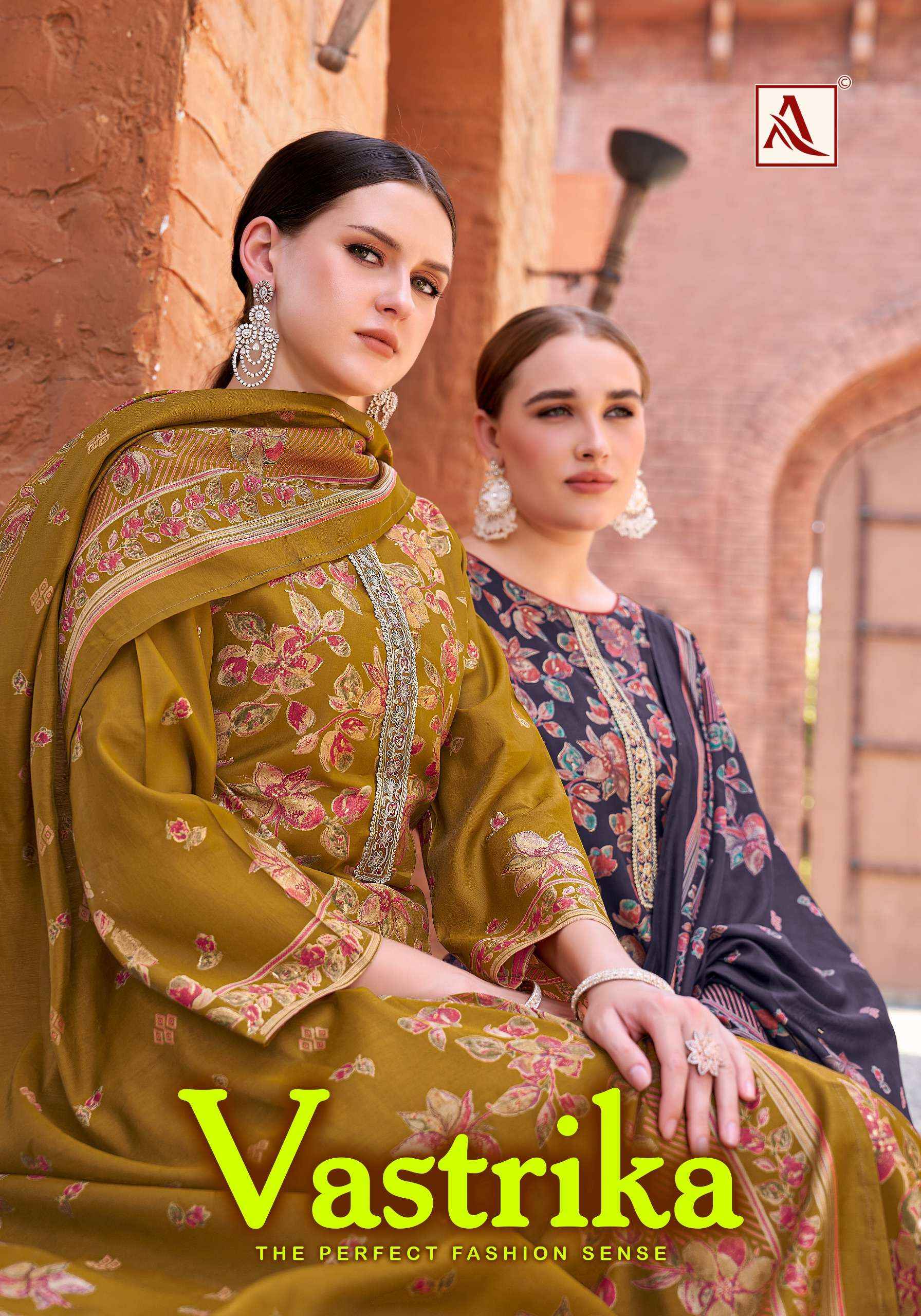 Alok Vastrika Viscose Dress Material 6 pcs Catalogue