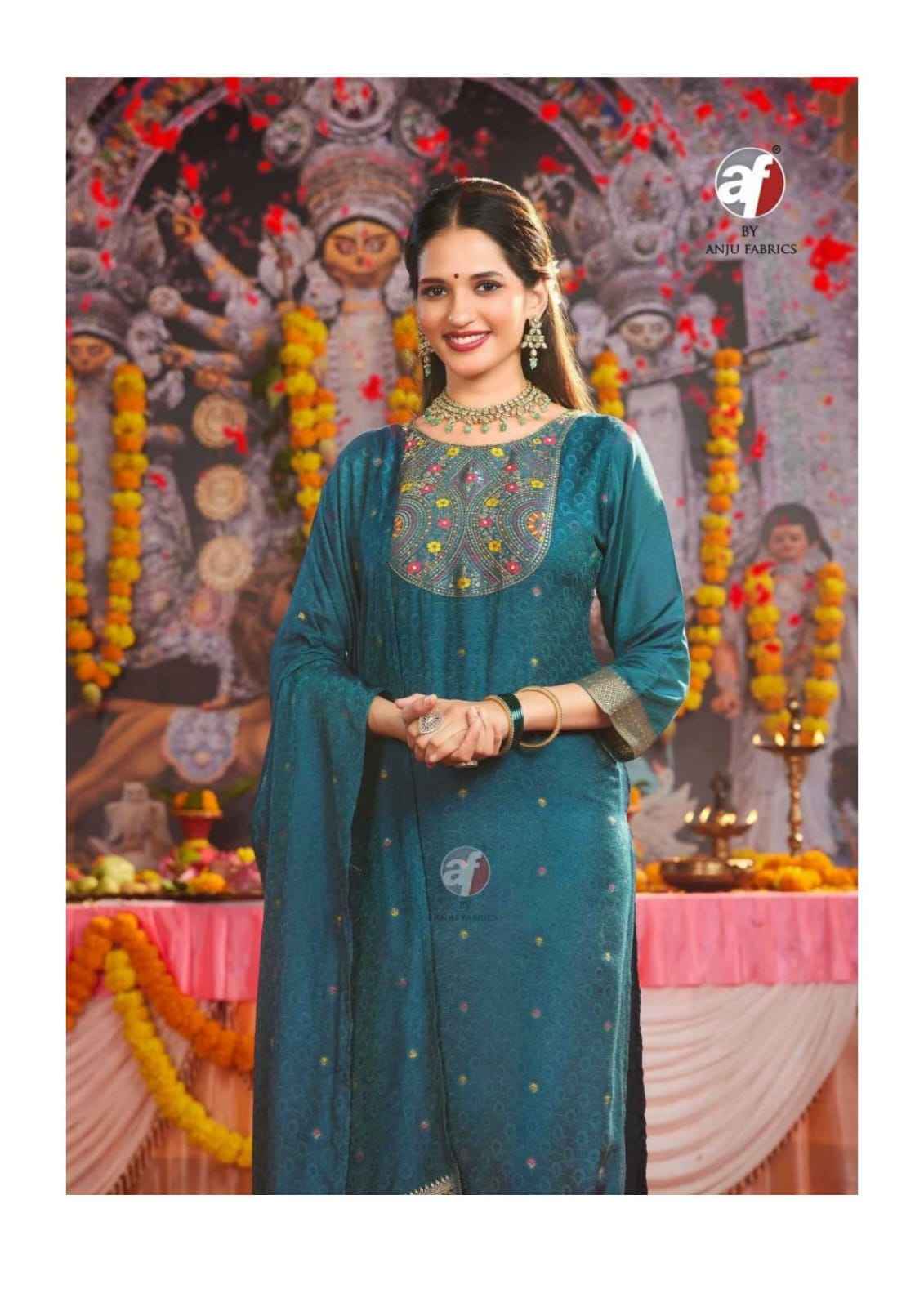 Anju Fabrics Palki Vol 4 Muslin Kurti Combo 6 pcs Catalogue