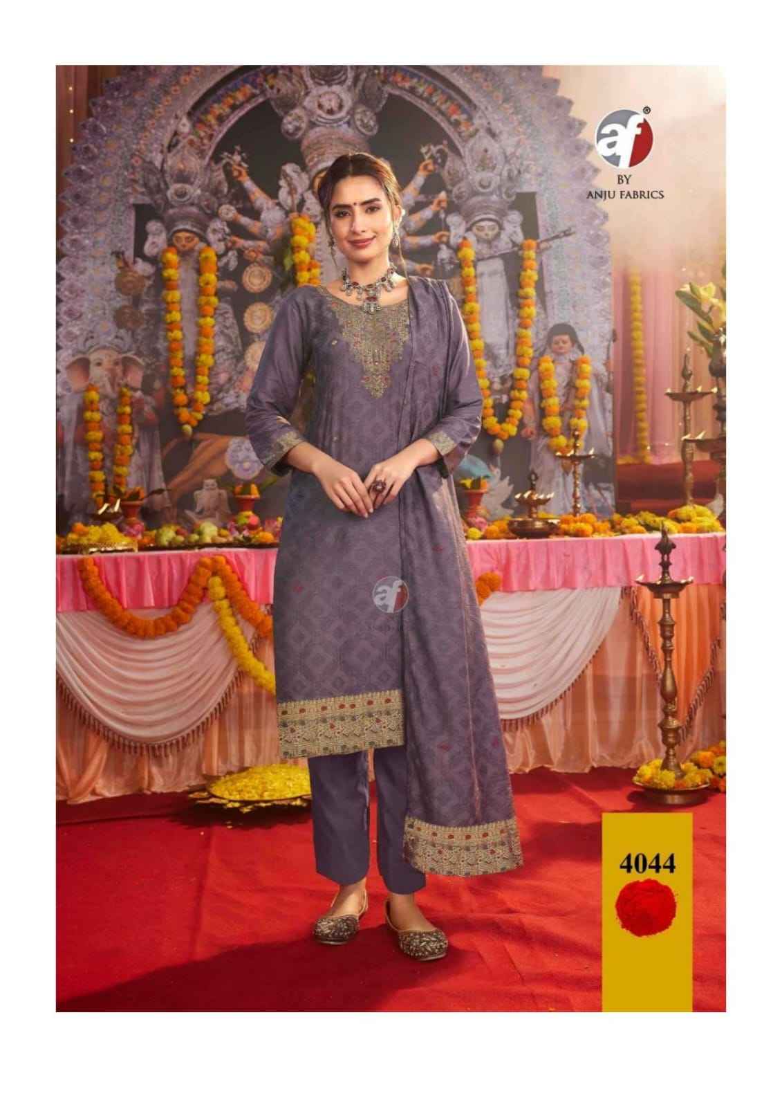 Anju Fabrics Palki Vol 4 Muslin Kurti Combo 6 pcs Catalogue