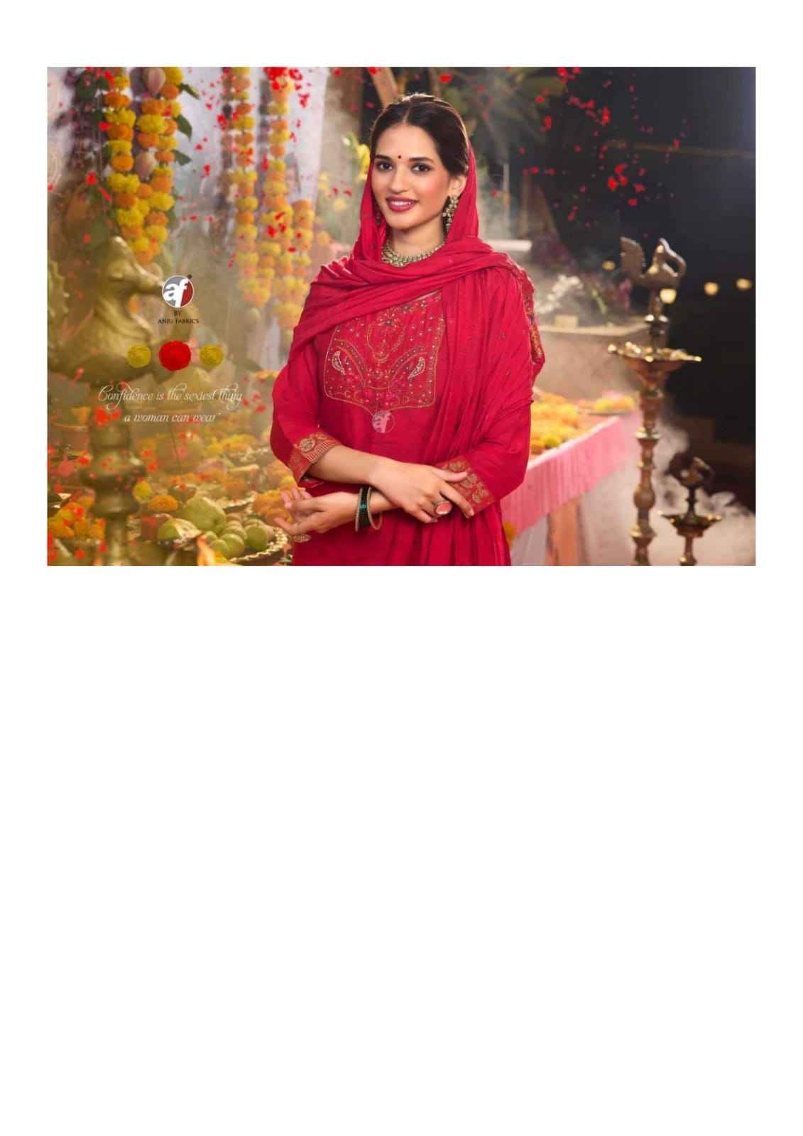 Anju Fabrics Palki Vol 4 Muslin Kurti Combo 6 pcs Catalogue