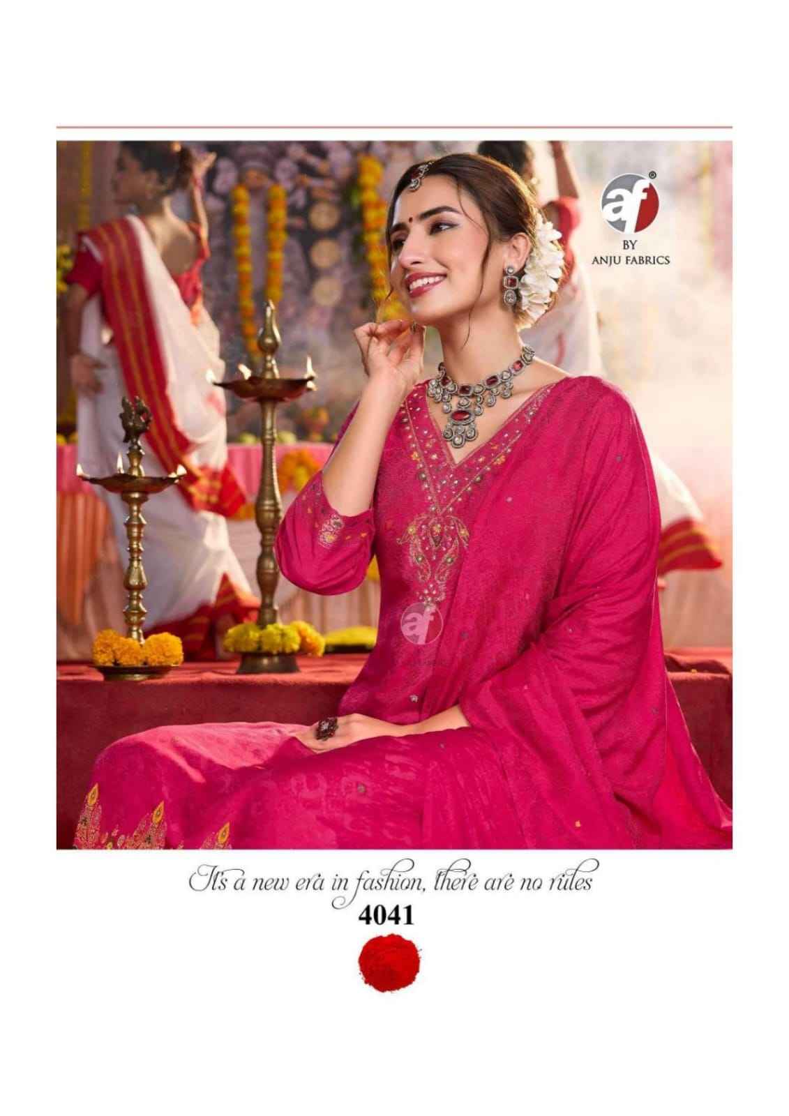 Anju Fabrics Palki Vol 4 Muslin Kurti Combo 6 pcs Catalogue