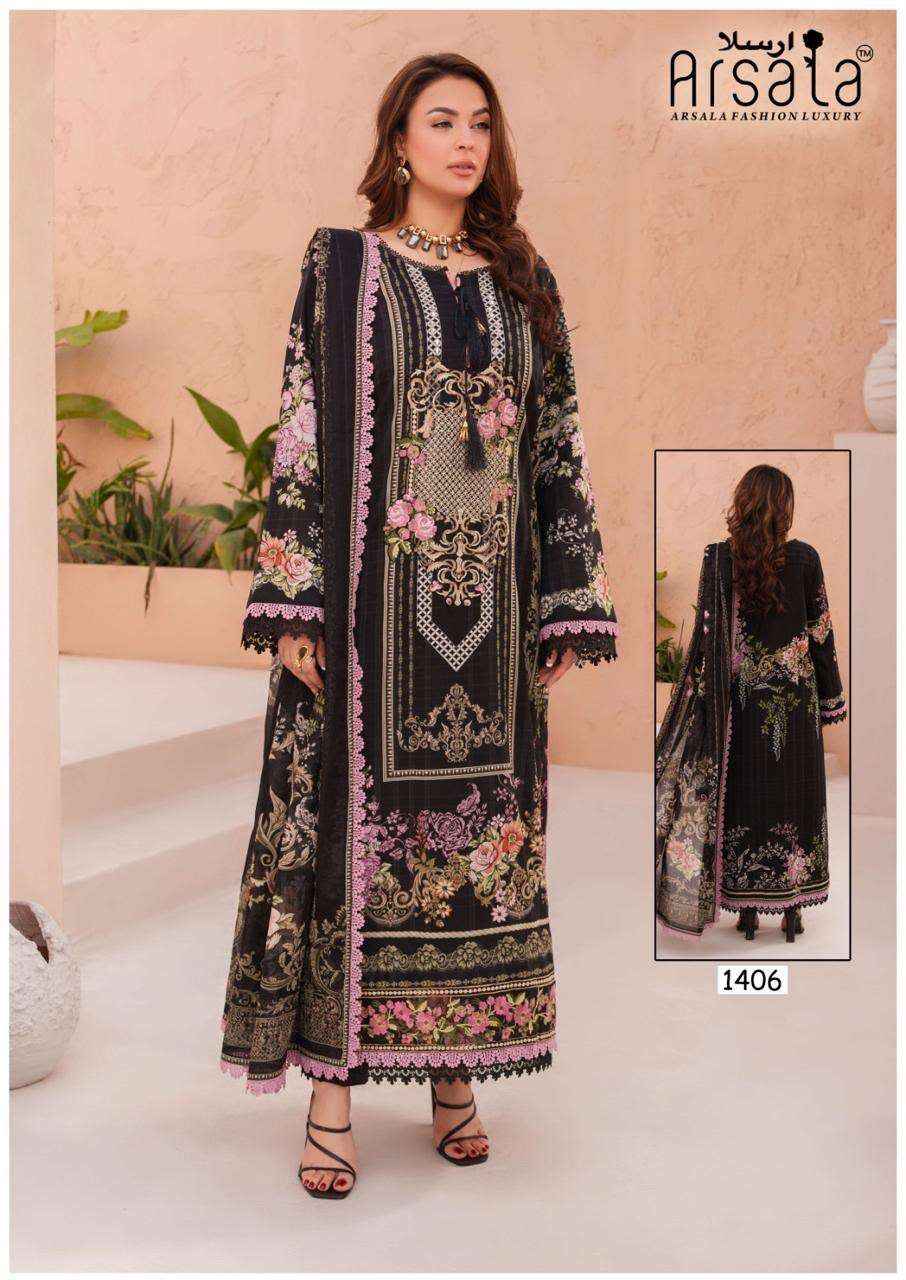 Arsala Fashion Amira Vol 14 Cotton Dress Material 6 pcs Catalogue