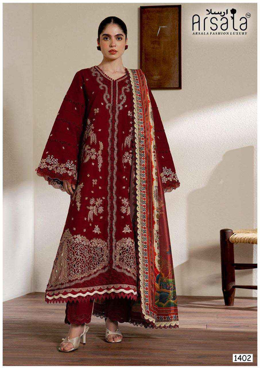 Arsala Fashion Amira Vol 14 Cotton Dress Material 6 pcs Catalogue