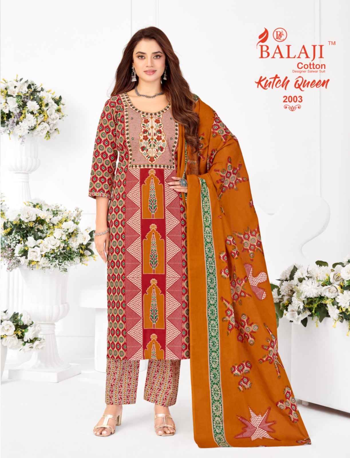 Balaji Kutch Queen Vol 2 Readymade Cotton Dress 8 pcs Catalogue