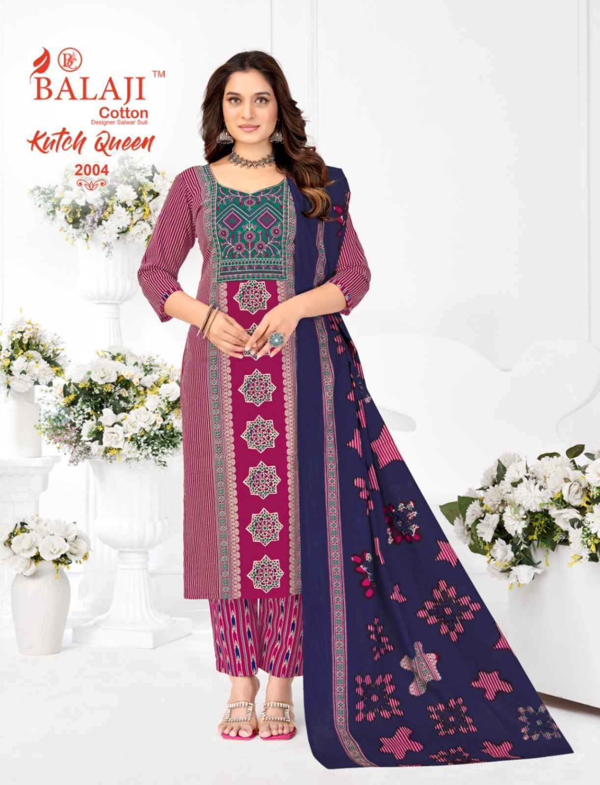 Balaji Kutch Queen Vol 2 Readymade Cotton Dress 8 pcs Catalogue