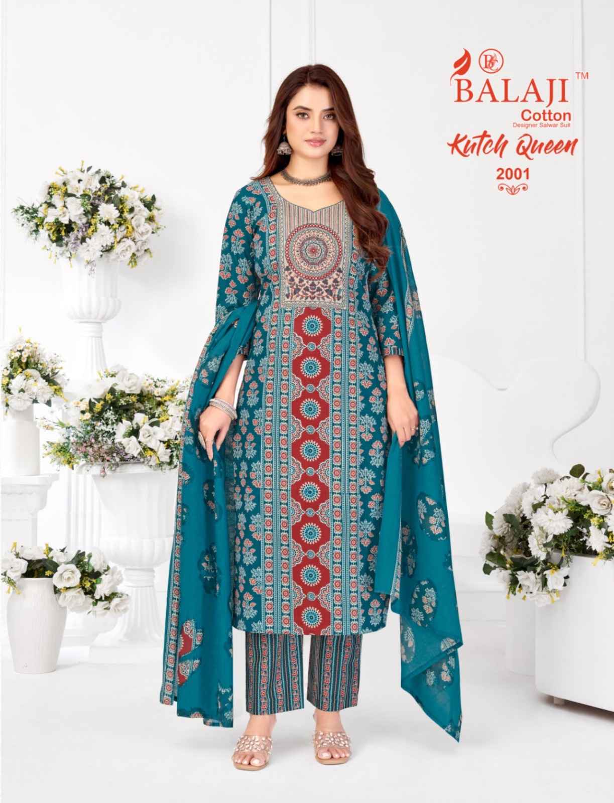 Balaji Kutch Queen Vol 2 Readymade Cotton Dress 8 pcs Catalogue