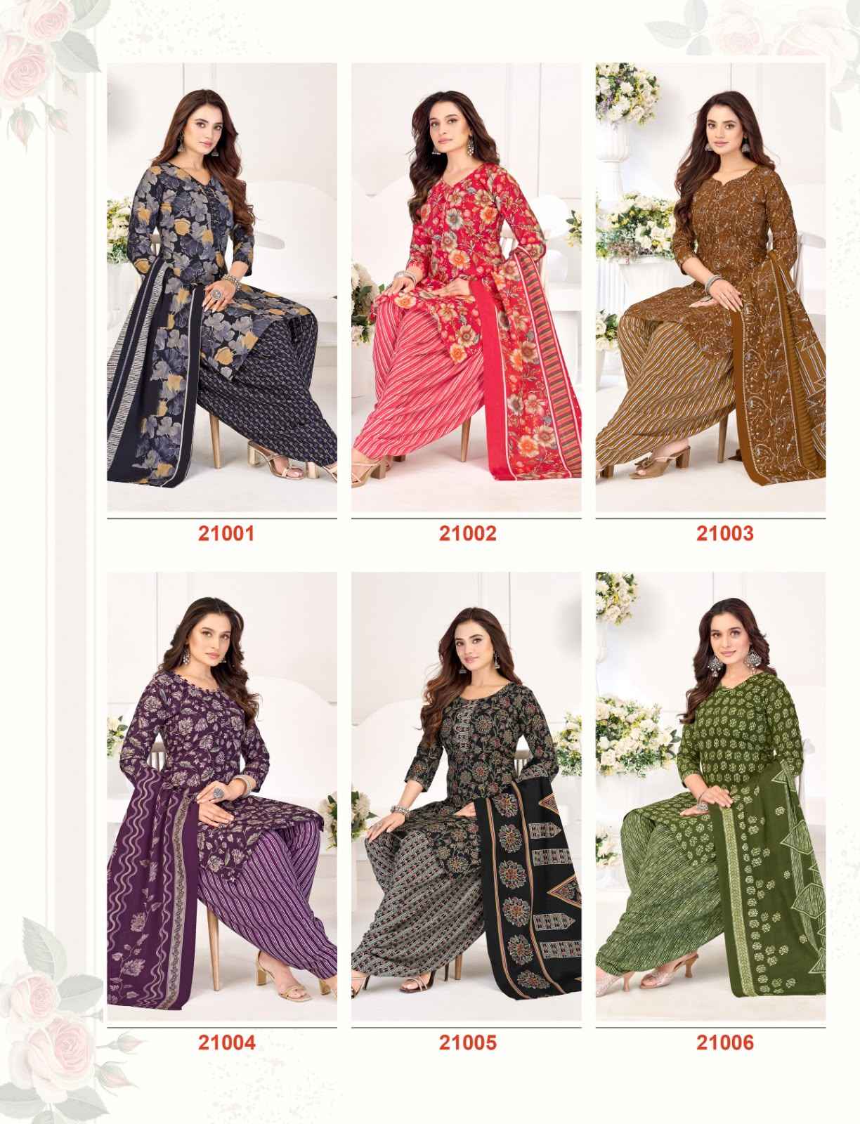 Balaji Sofiyana Vol 21 Readymade Cotton Dress 12 pcs Catalogue