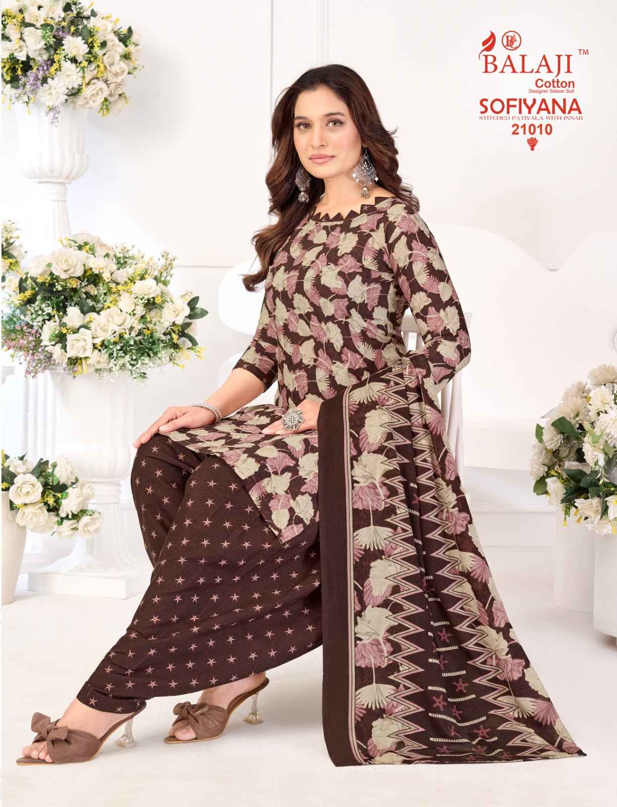 Balaji Sofiyana Vol 21 Readymade Cotton Dress 12 pcs Catalogue