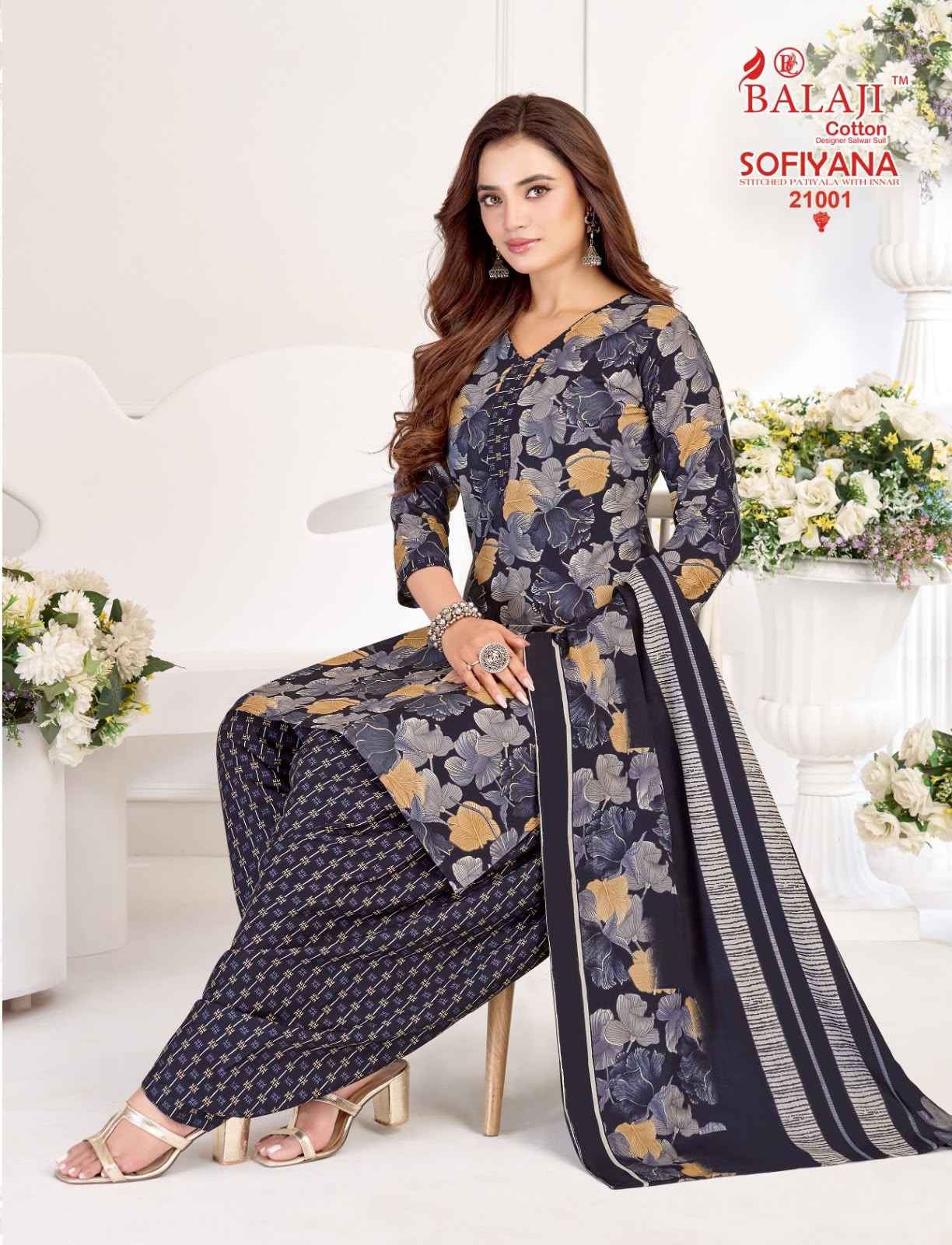 Balaji Sofiyana Vol 21 Readymade Cotton Dress 12 pcs Catalogue