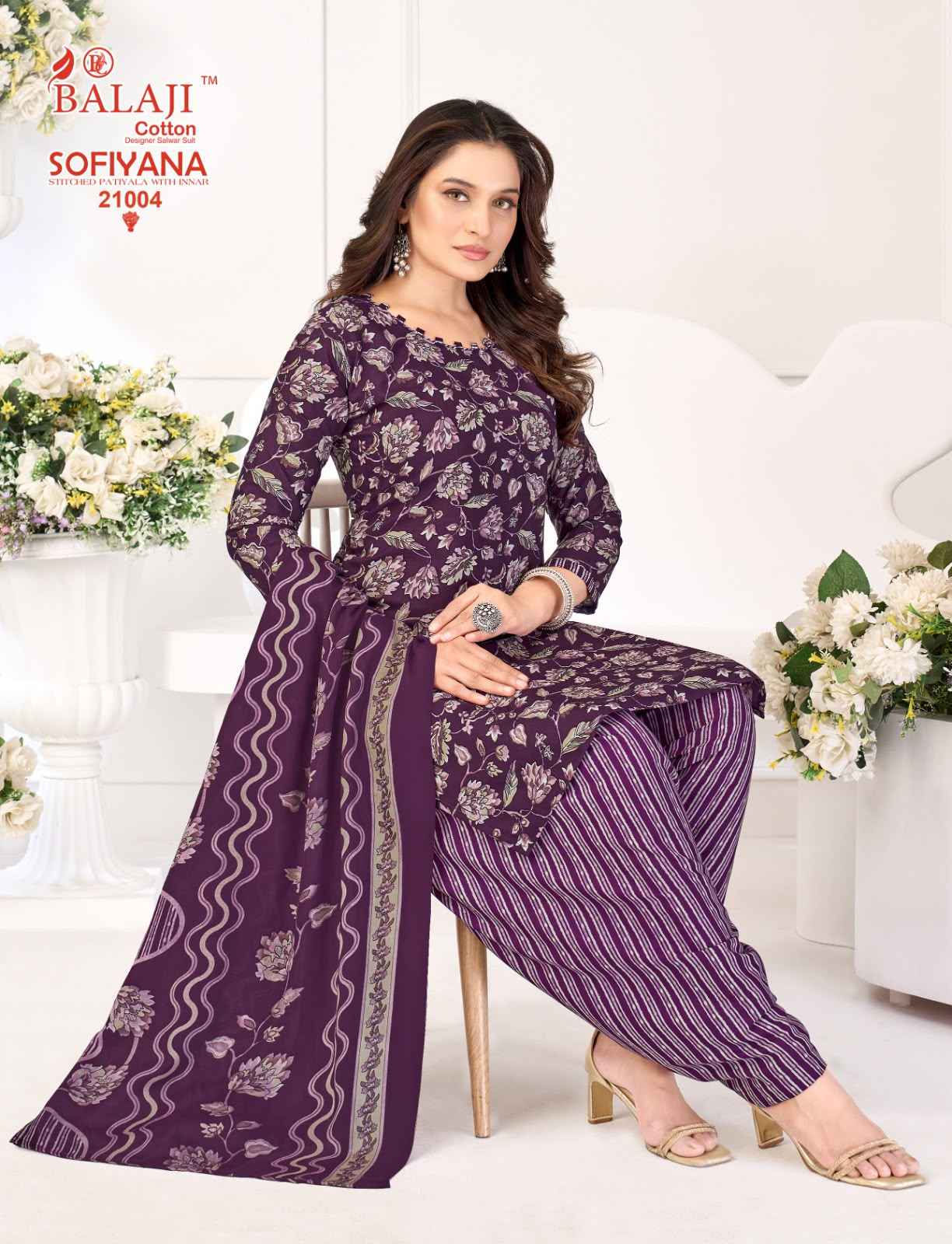 Balaji Sofiyana Vol 21 Readymade Cotton Dress 12 pcs Catalogue