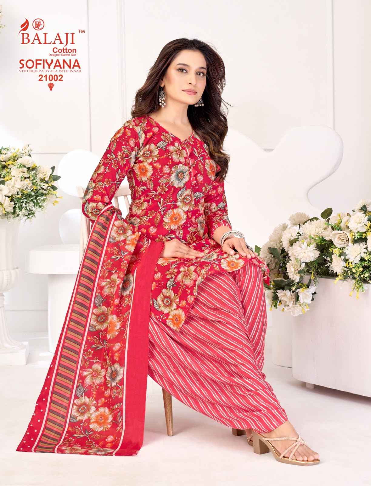 Balaji Sofiyana Vol 21 Readymade Cotton Dress 12 pcs Catalogue