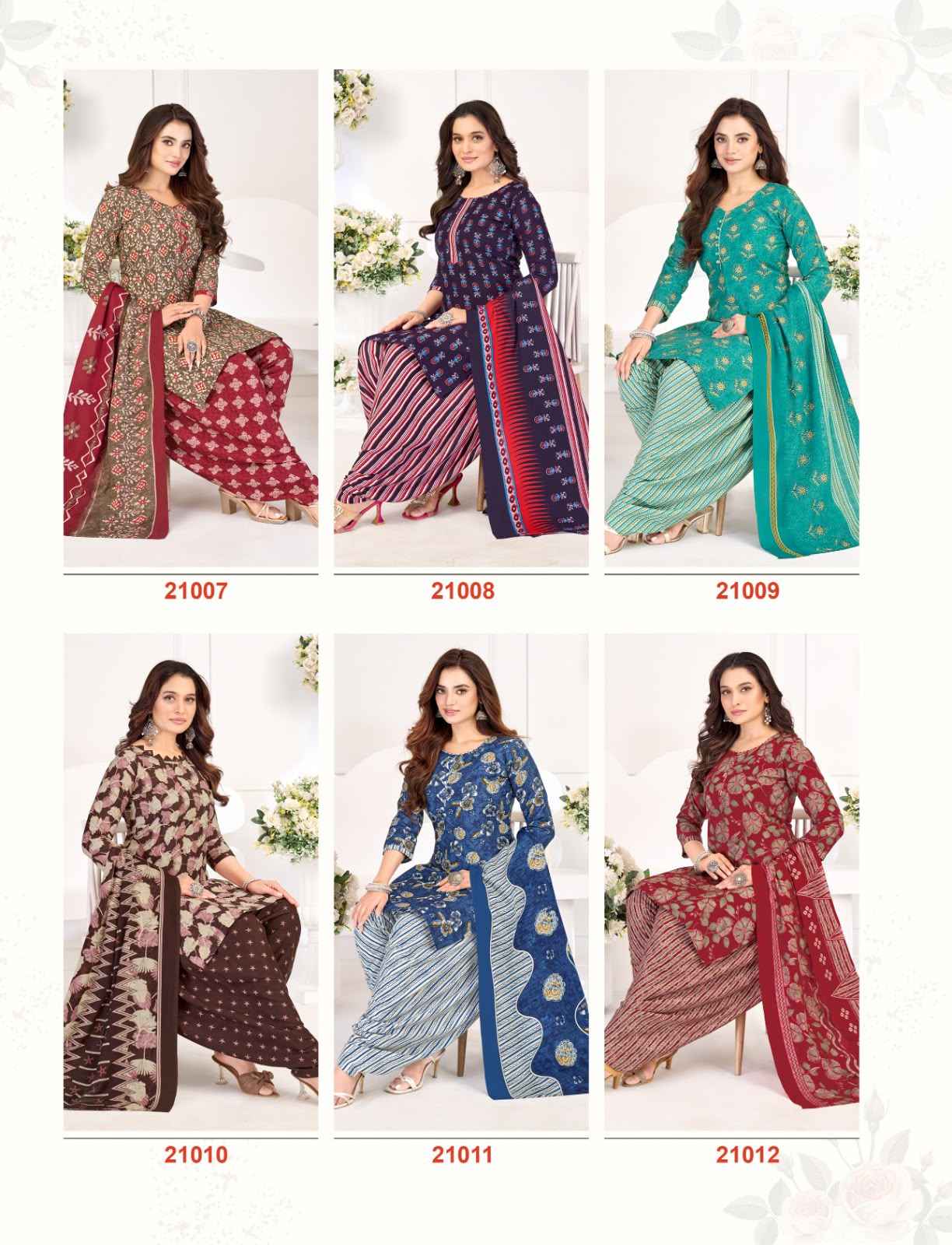Balaji Sofiyana Vol 21 Readymade Cotton Dress 12 pcs Catalogue