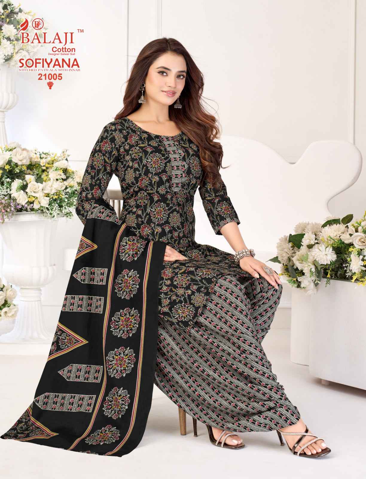 Balaji Sofiyana Vol 21 Readymade Cotton Dress 12 pcs Catalogue