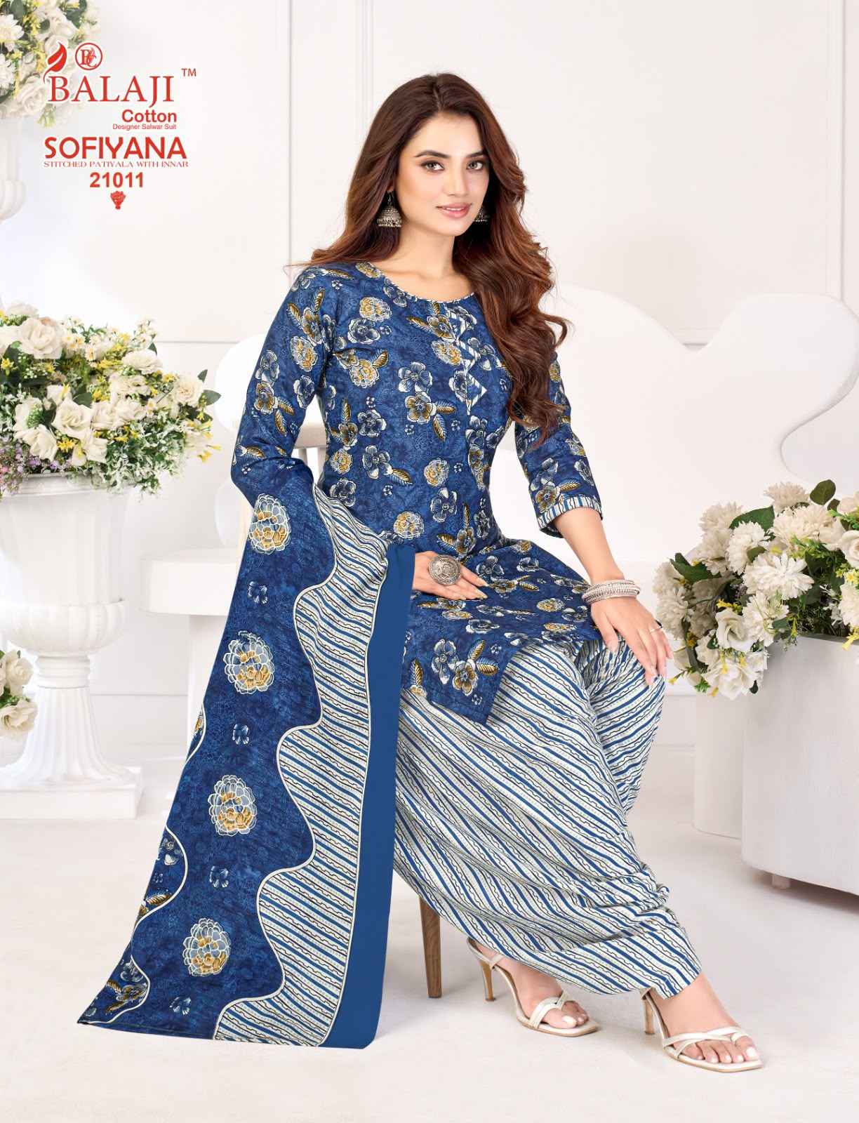 Balaji Sofiyana Vol 21 Readymade Cotton Dress 12 pcs Catalogue