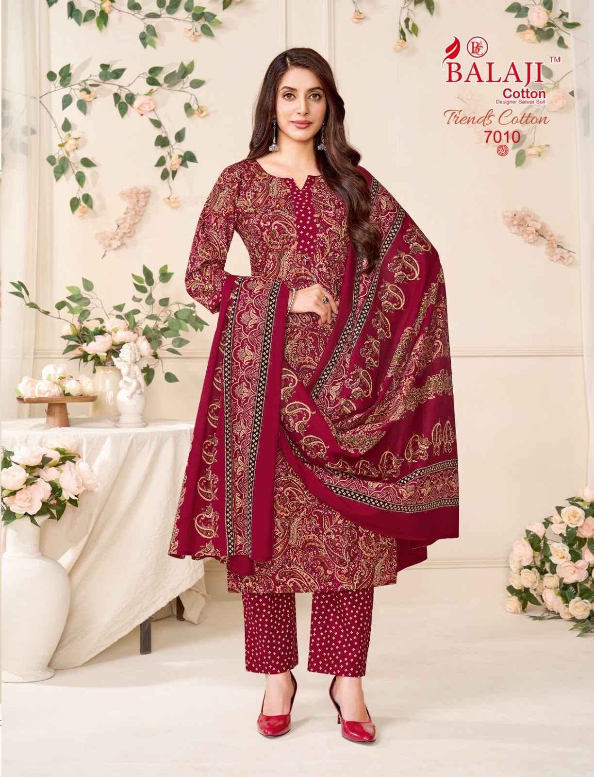 Balaji Trends Cotton Vol 7 Readymade Cotton Dress 10 pcs Catalogue