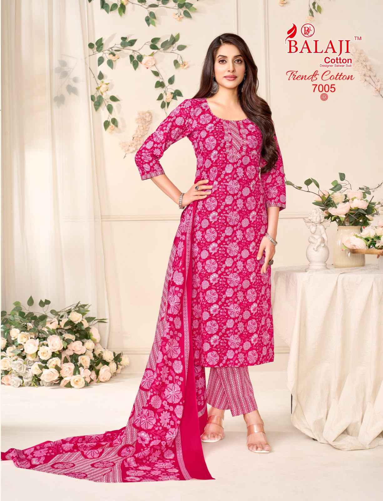 Balaji Trends Cotton Vol 7 Readymade Cotton Dress 10 pcs Catalogue